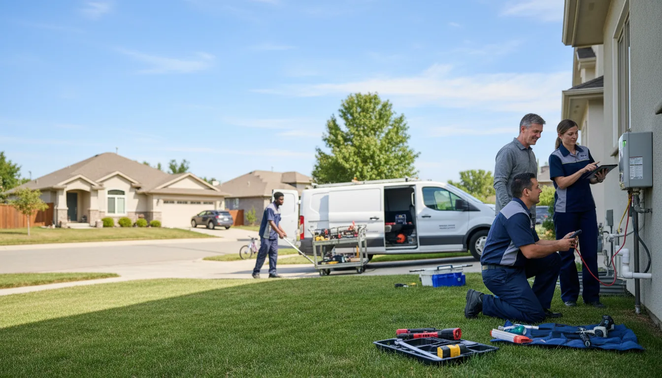 Tankless water heater service in Rector, PA